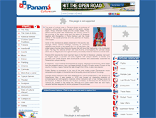 Tablet Screenshot of panama-culture.com